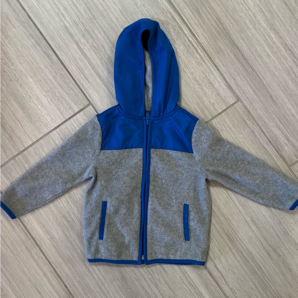 Old Navy 2T Zip Up Fleece with Hood
